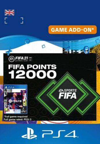 FIFA 21 – 12000 FUT Points UK PSN